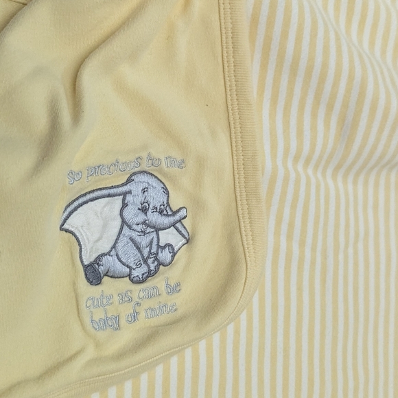 3 baby blankets. Yellow, blue and white with stars.  EUC. Disney Baby , gymboee. - Picture 8 of 10